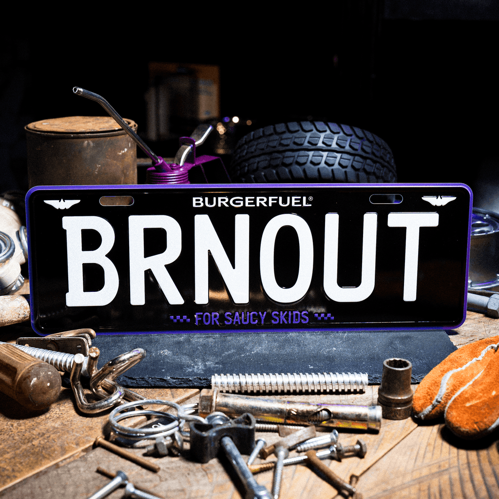 ‘BRNOUT’ License Plate