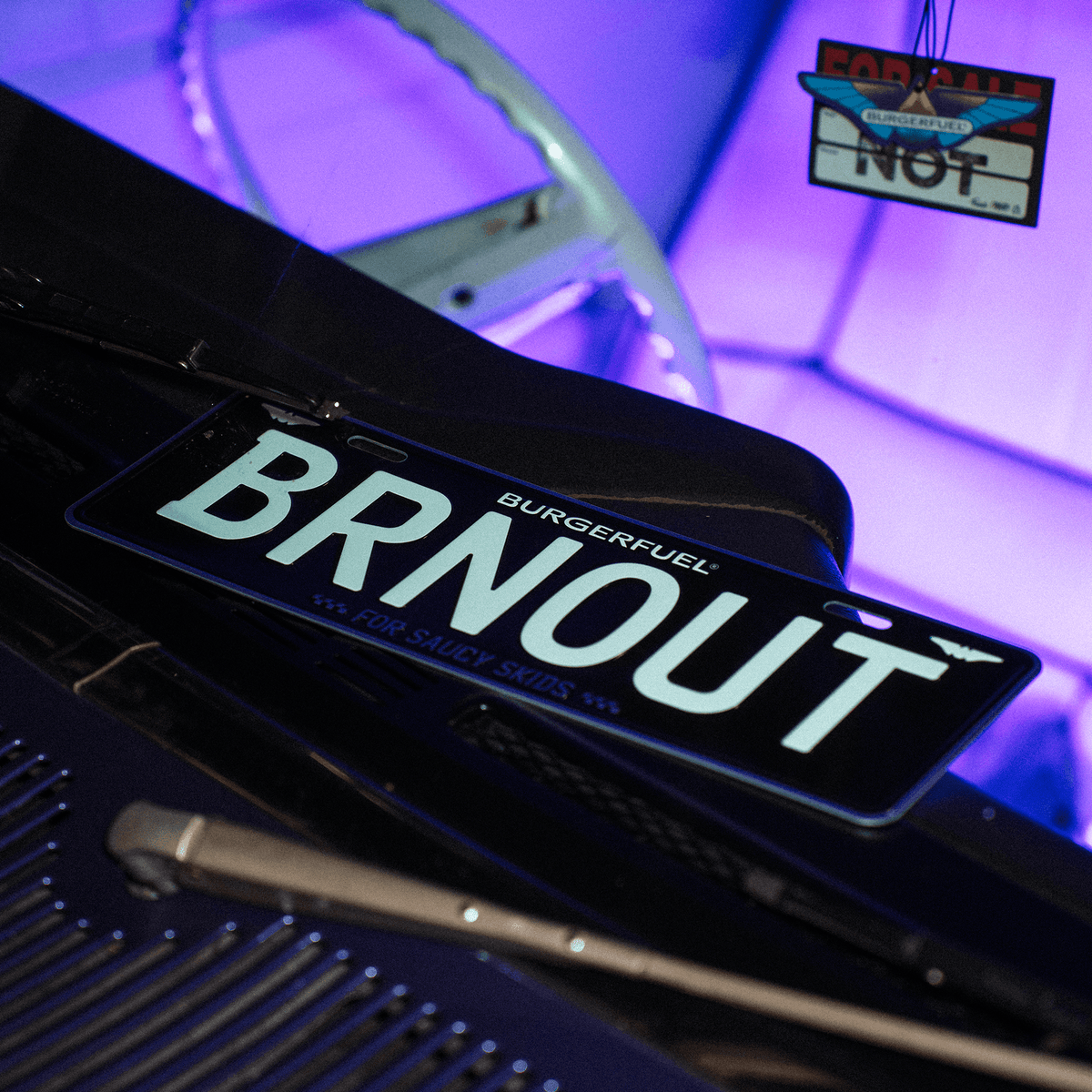 ‘BRNOUT’ License Plate
