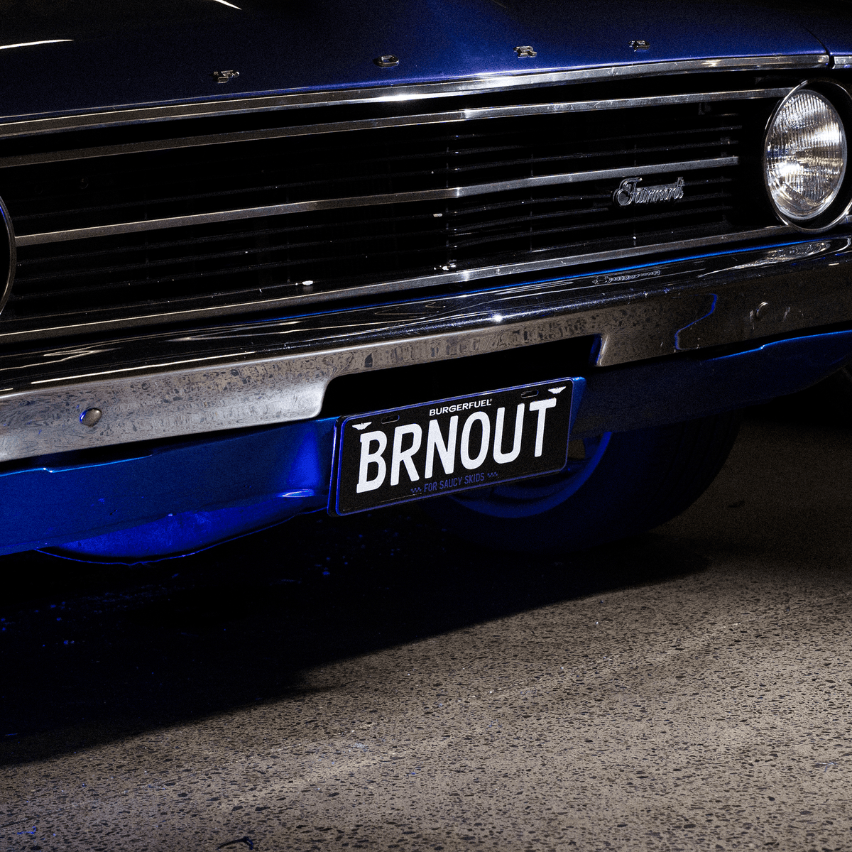 ‘BRNOUT’ License Plate
