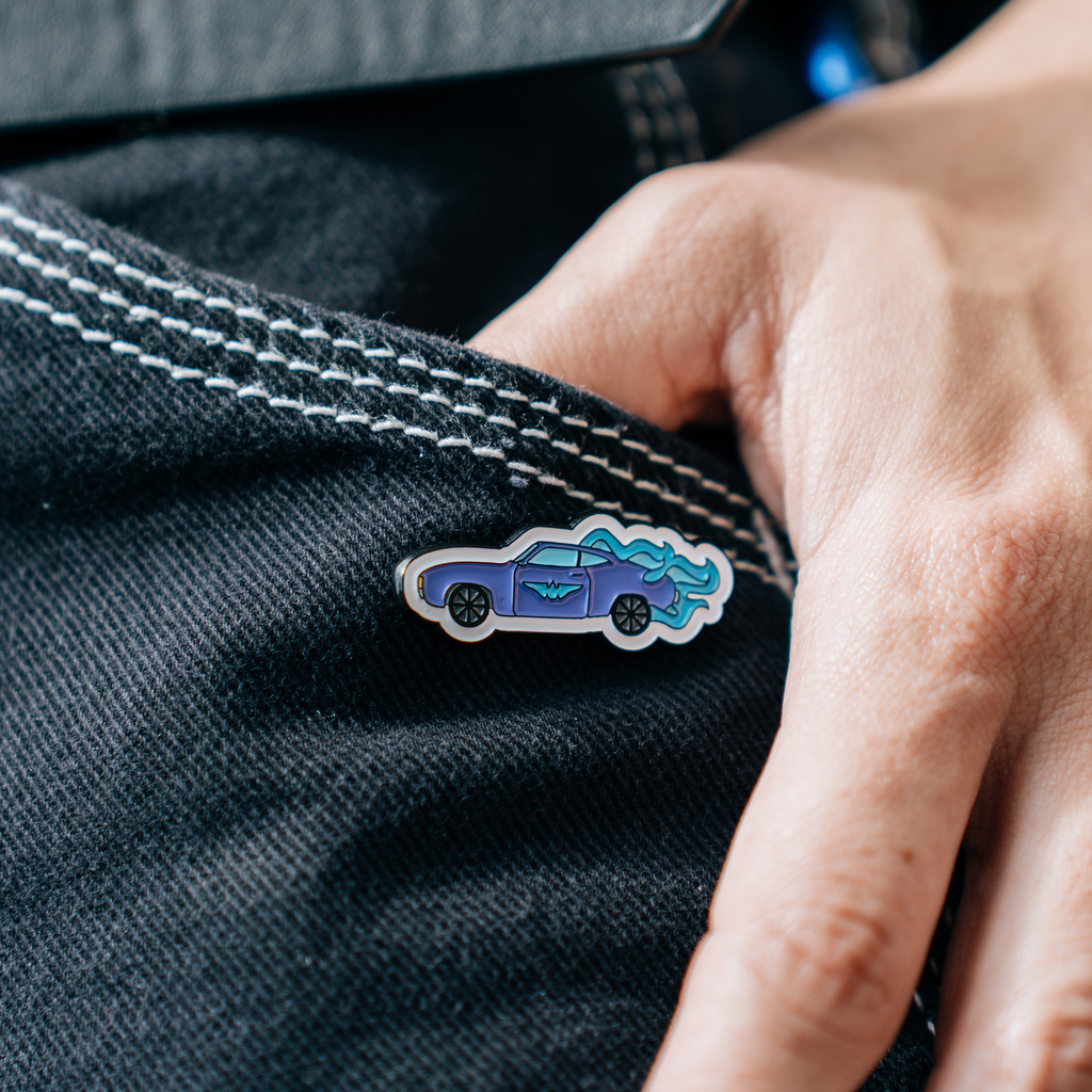 Machine Enamel Pin