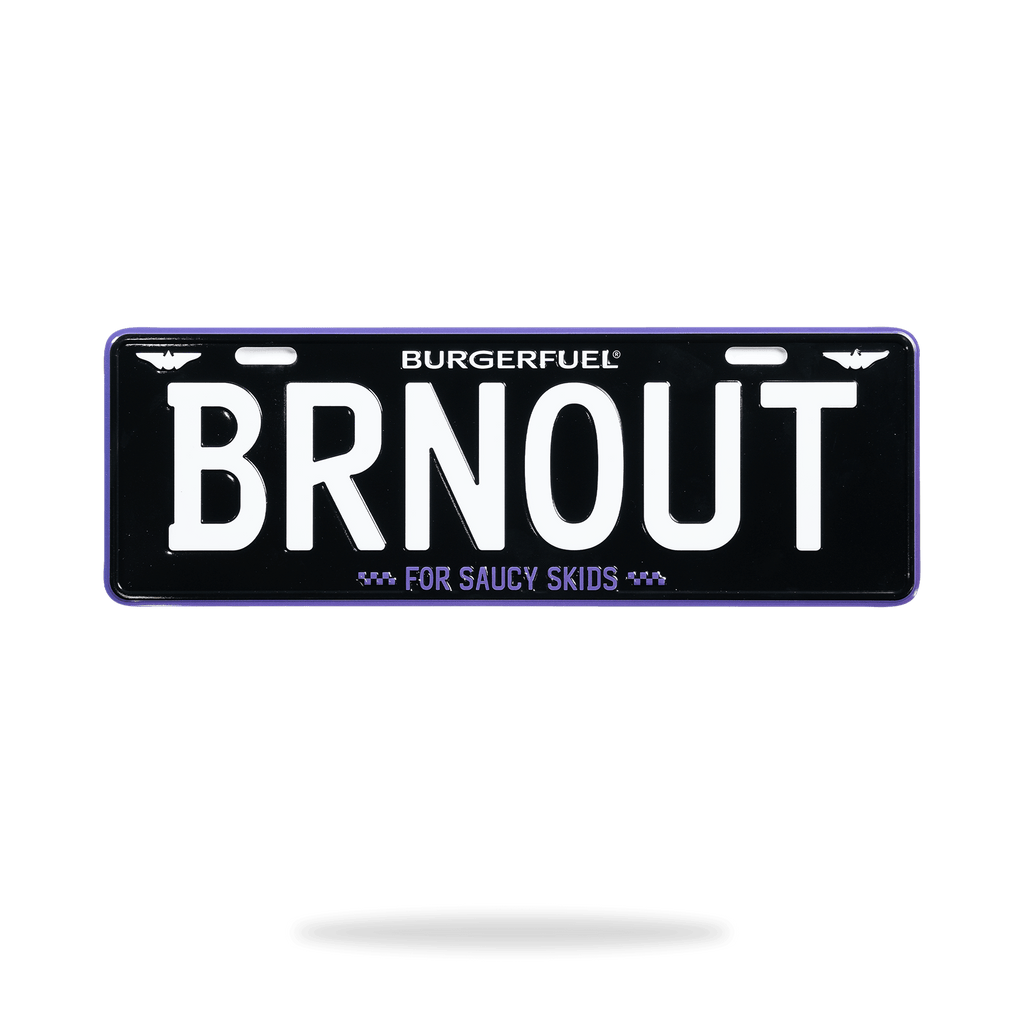 ‘BRNOUT’ License Plate